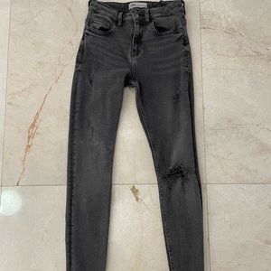 Gray Zara Skinny Jeans